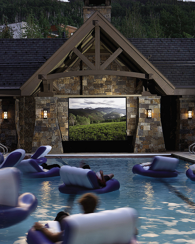 swimming pool movie theater