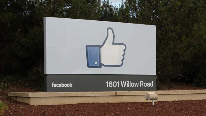 Facebook HQ Sign