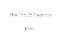 top 25 realtors for 2017
