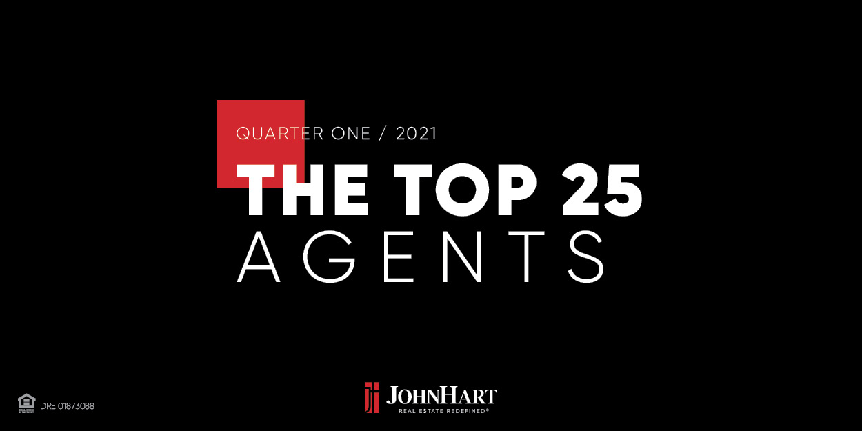 The Top 25 Agents of Q1 2021