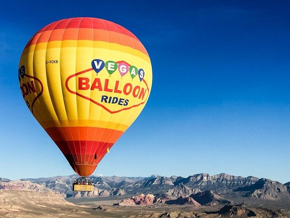hot air balloon tours are an option for those who dislike las vegas hiking trails