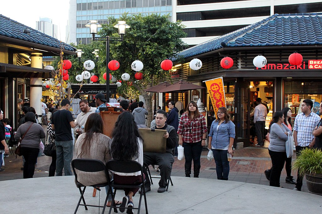 Japanese Village shopping mall in the heart of little tokyo los angeles ca